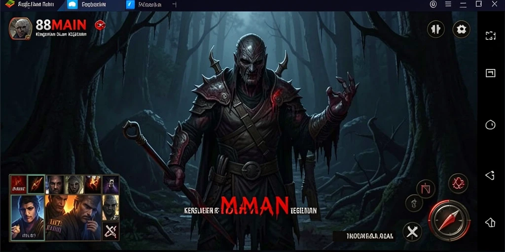 Menampilkan gameplay yang menegangkan dengan suasana menyeramkan.