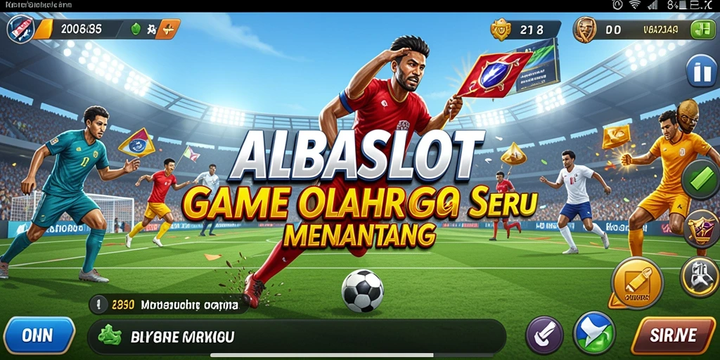 Tampilan gameplay ALBASLOT yang seru dan kompetitif.