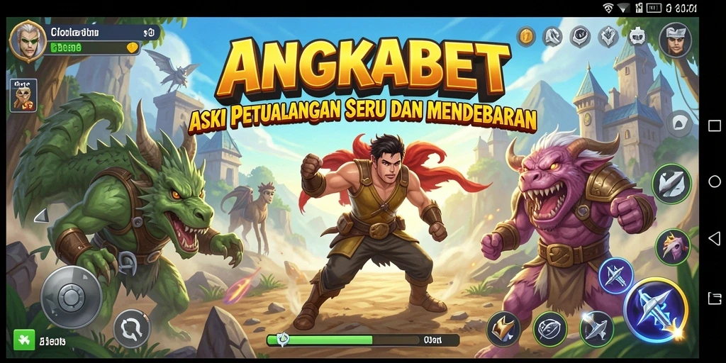 Tangkapan layar gameplay ANGKABET menunjukkan aksi yang mendebarkan.