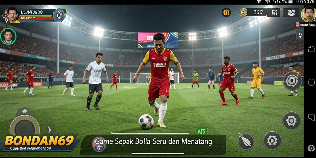 Tangkapan layar menunjukkan aksi seru gameplay BONDAN69.