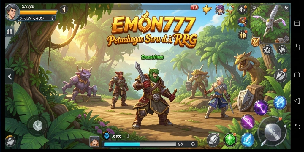 Tampilan gameplay EMON777 yang mendebarkan dan penuh tantangan.