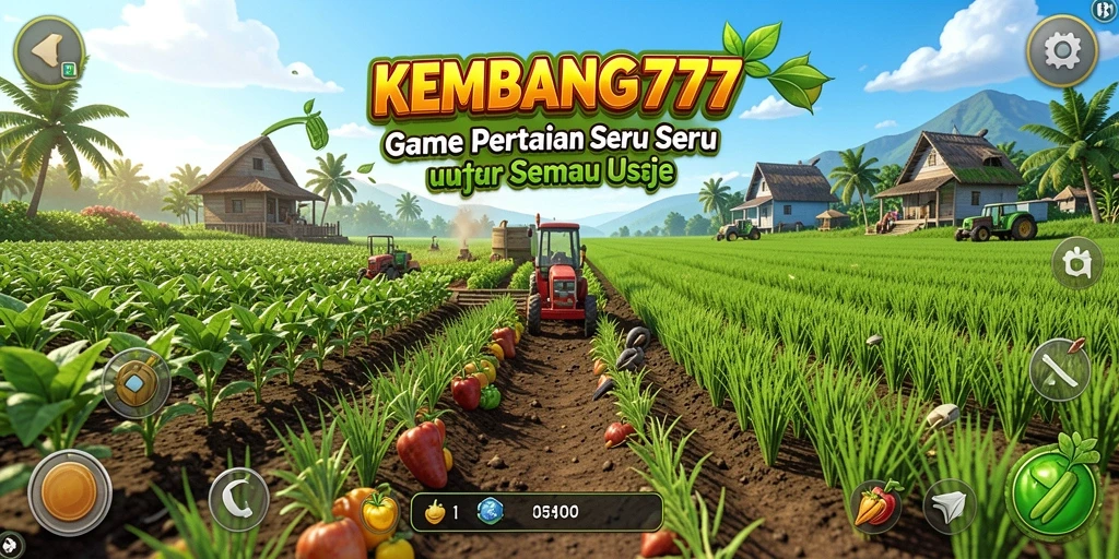 Screenshot KEMBANG777 menampilkan pengalaman bertani yang mengasyikkan dan interaktif.