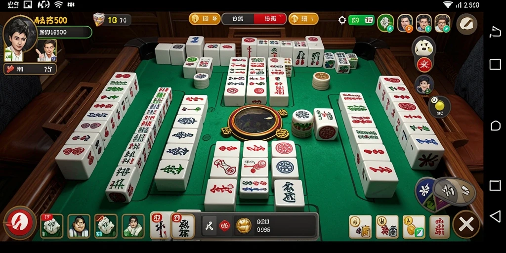 Tampilan utama <strong>MAHJONG500</strong> menampilkan antarmuka yang intuitif dan mudah diakses.