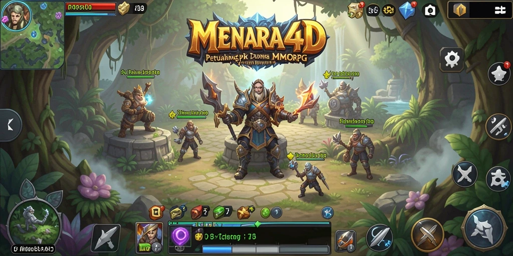 Menggambarkan gameplay epik dalam dunia MENARA4D.