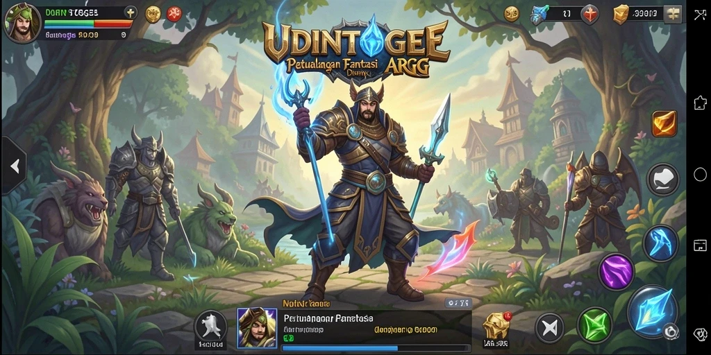 Tampilan menakjubkan dari dunia ARPG di UDINTOGEL.