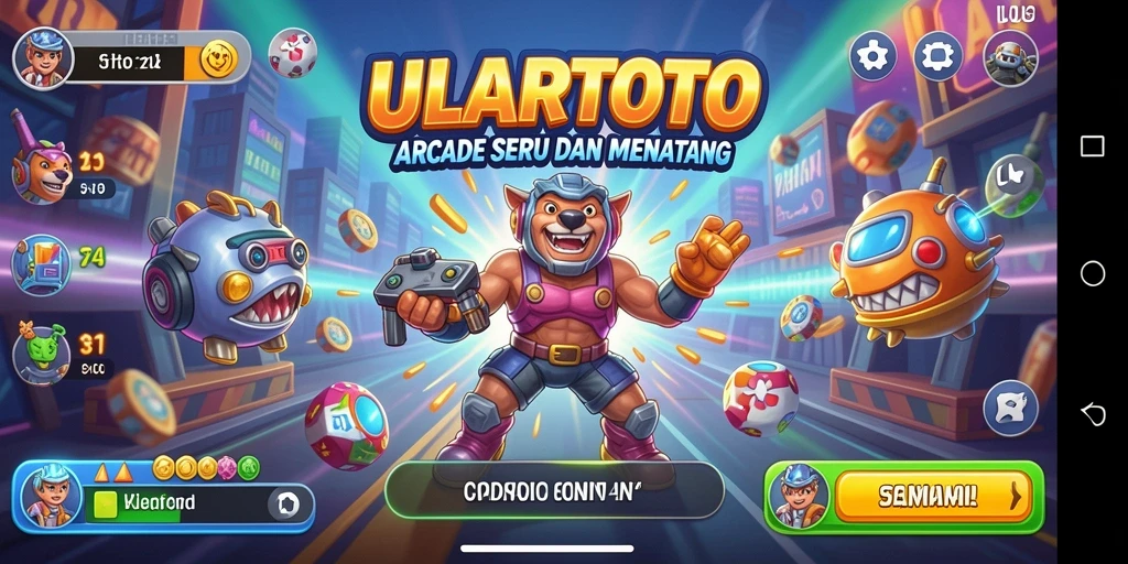 Tampilan screenshot ULARTOTO menampilkan gameplay seru yang menantang.