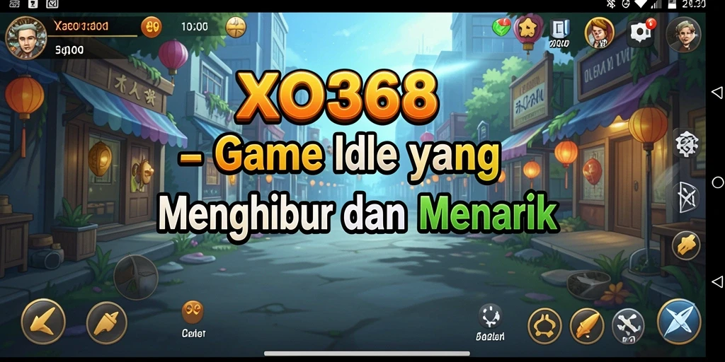 Screenshot gameplay <strong>XO368</strong> menampilkan karakter yang bekerja secara otomatis.